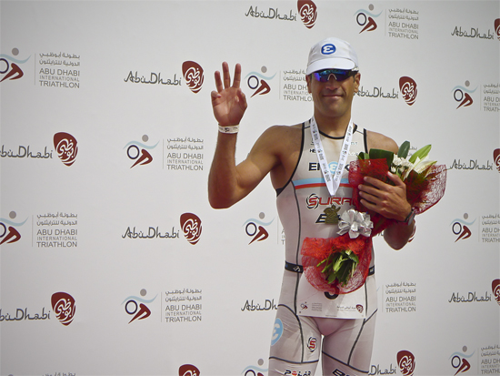 Podium en el Triatlón Internacional de Abu Dhabi